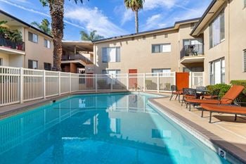 Sparkling swimming pool